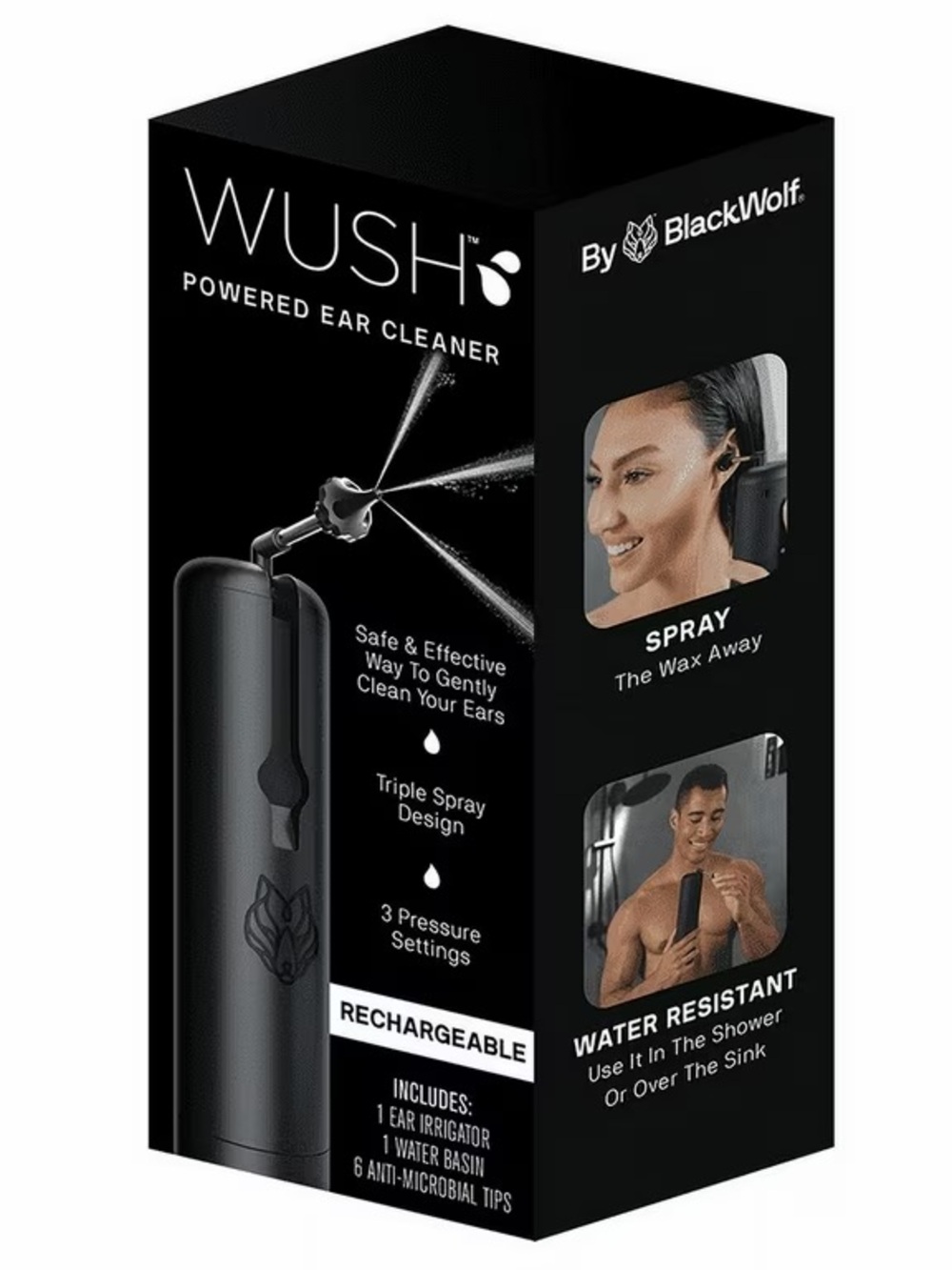 WUSH Powered Ear Cleaner by Black Wolf